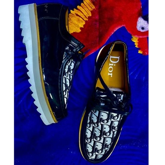 DIOR X WALLABEES CUIR CIRE BLACK | JOSLANDO